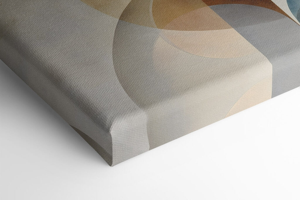 Flowing shapes in soft hues