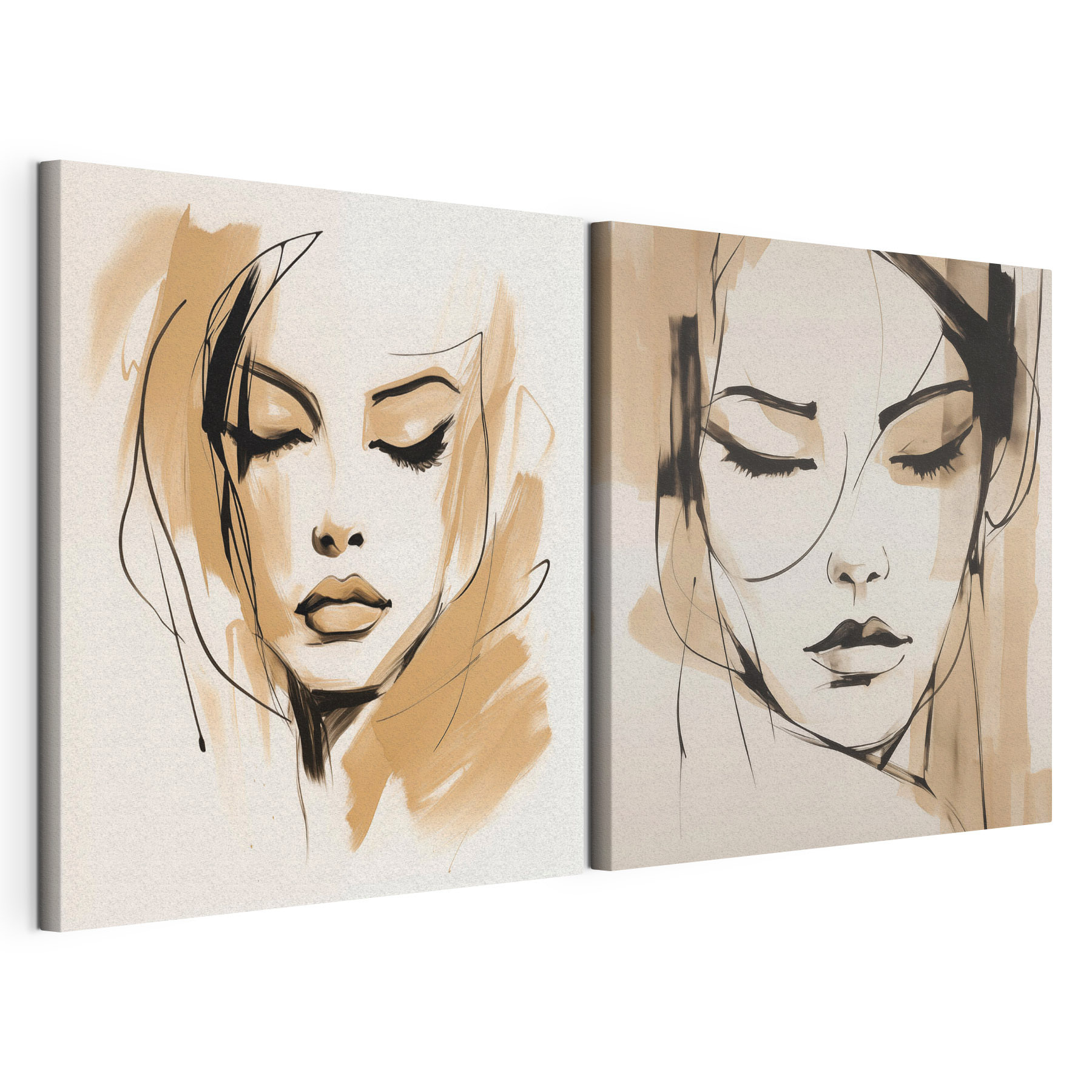 Drawing of a woman's face