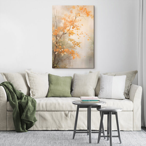 Tree with yellow leaves