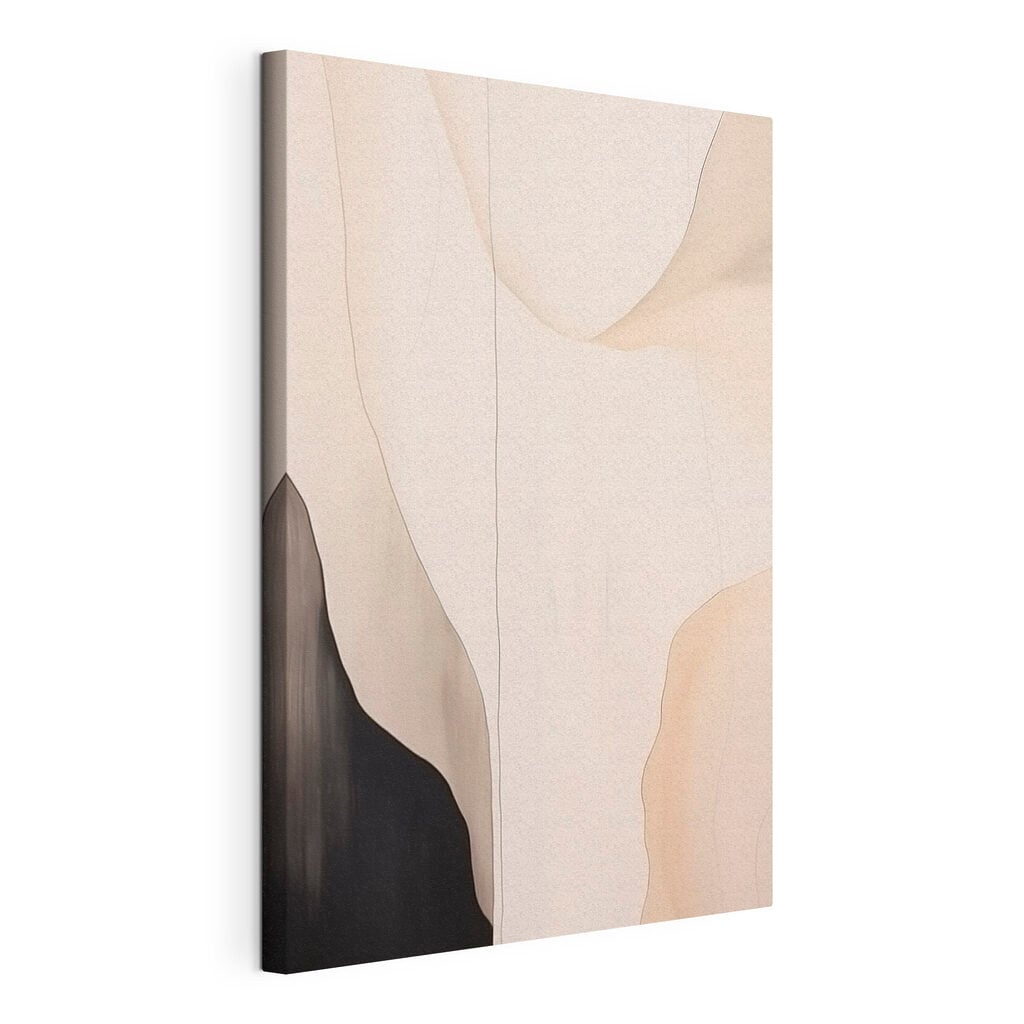 White and black wall