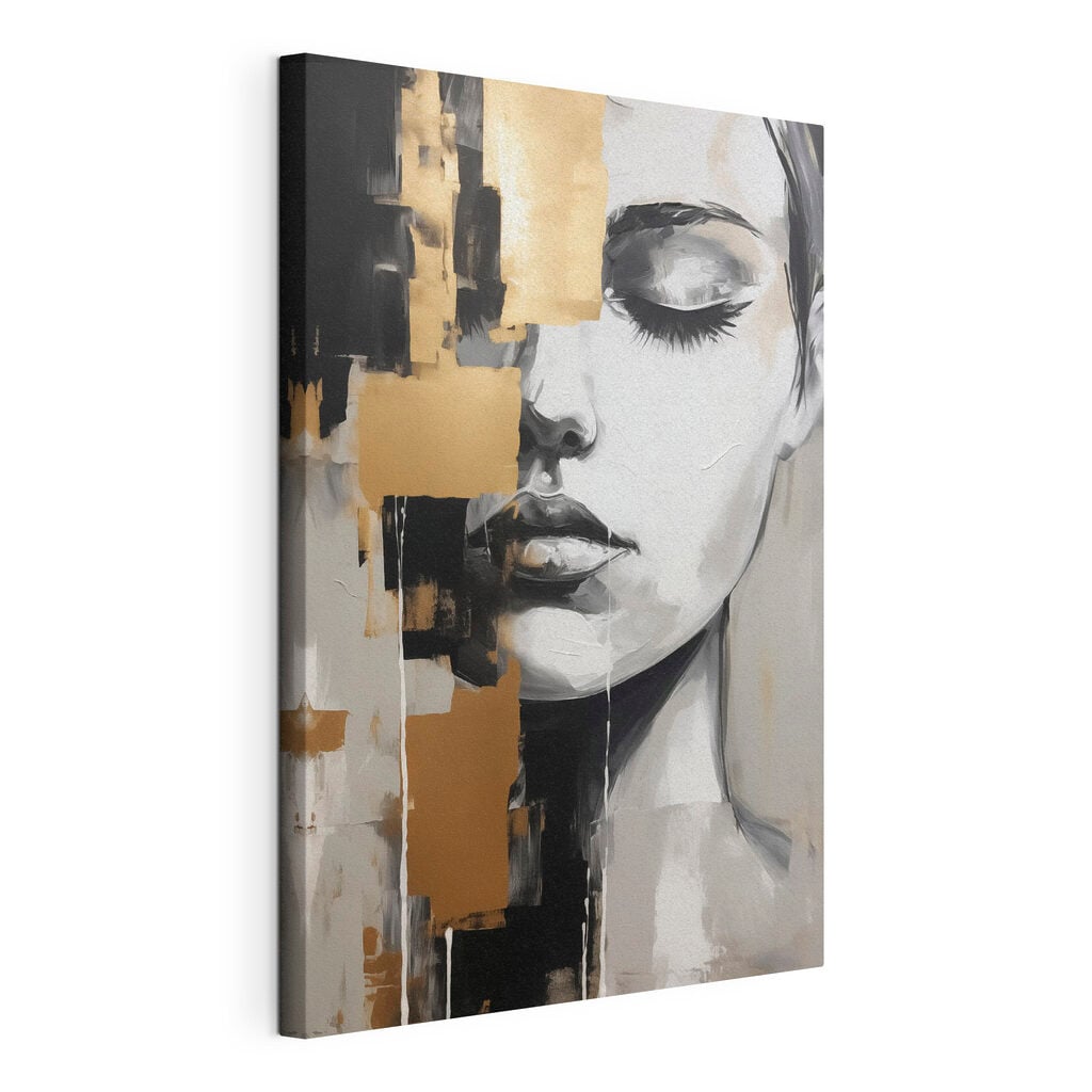 Painting of a woman's face