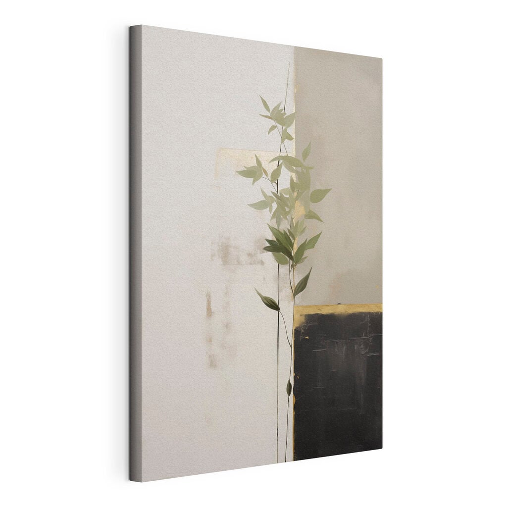 Plant growing up against a wall