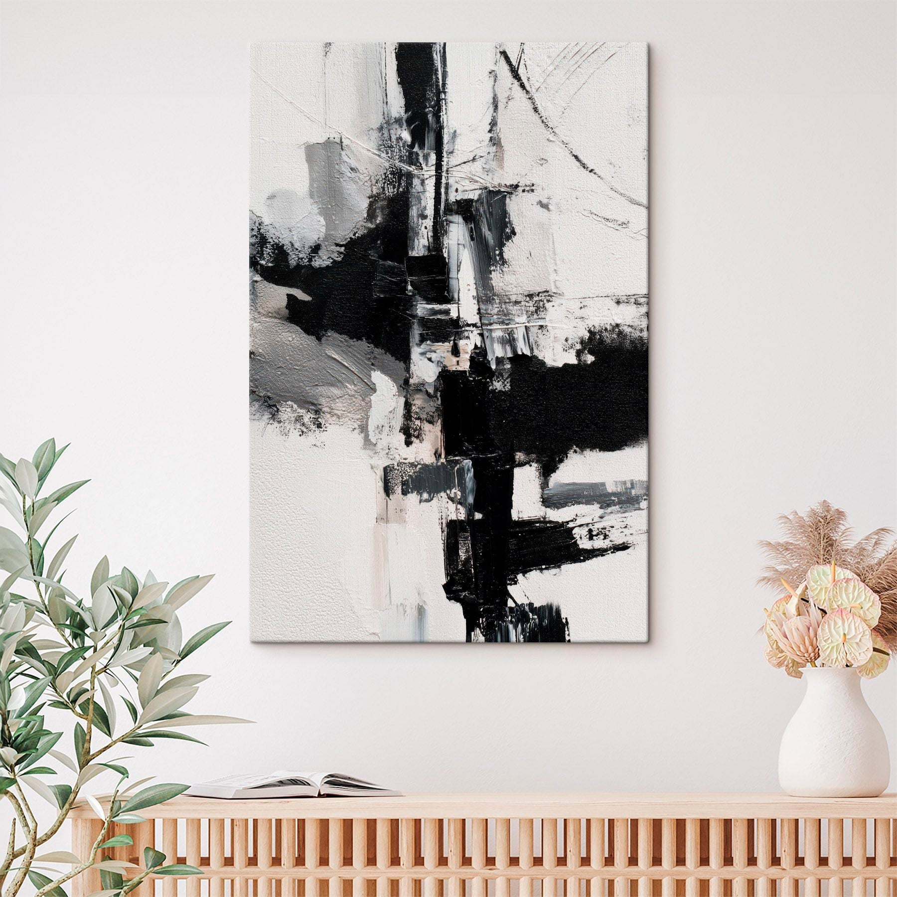Black and white painting