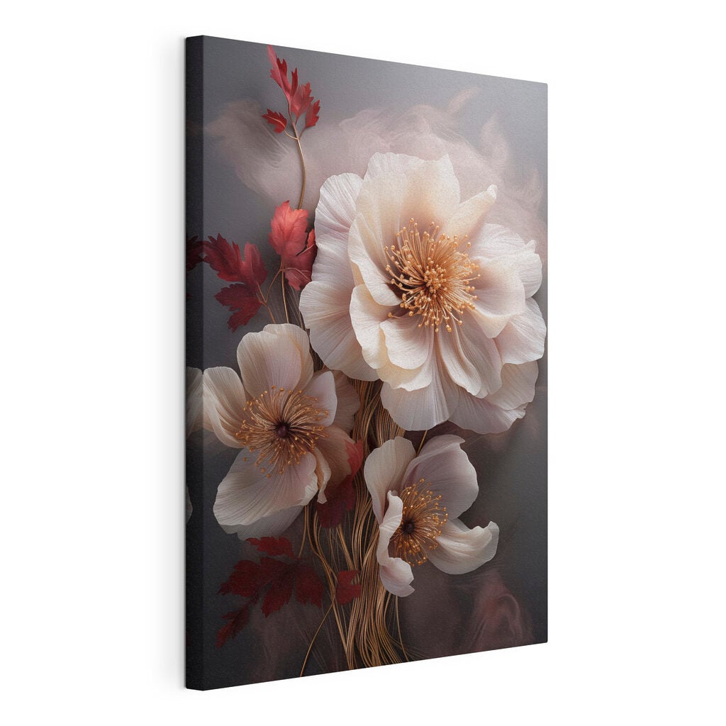 - Elegant florals in soft hues