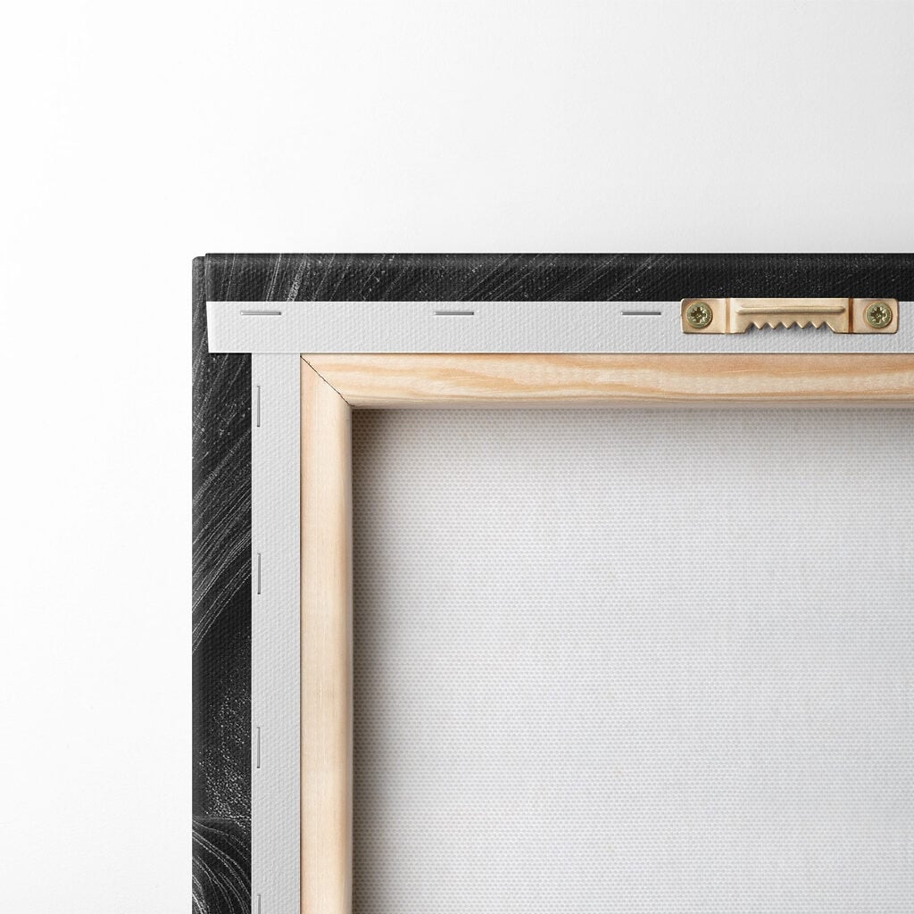 Black and white swirly surface