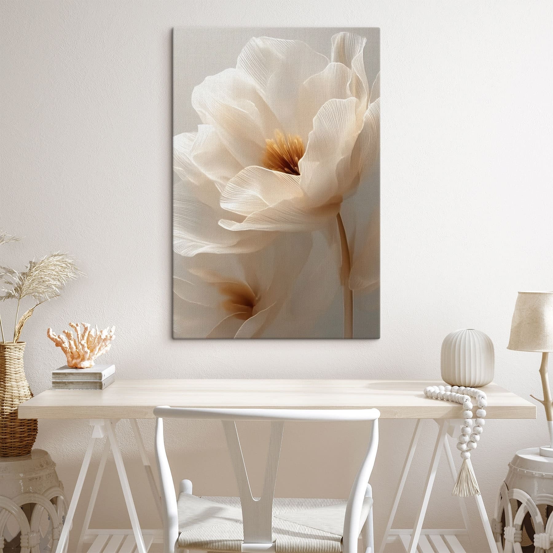 Delicate petals in soft hues