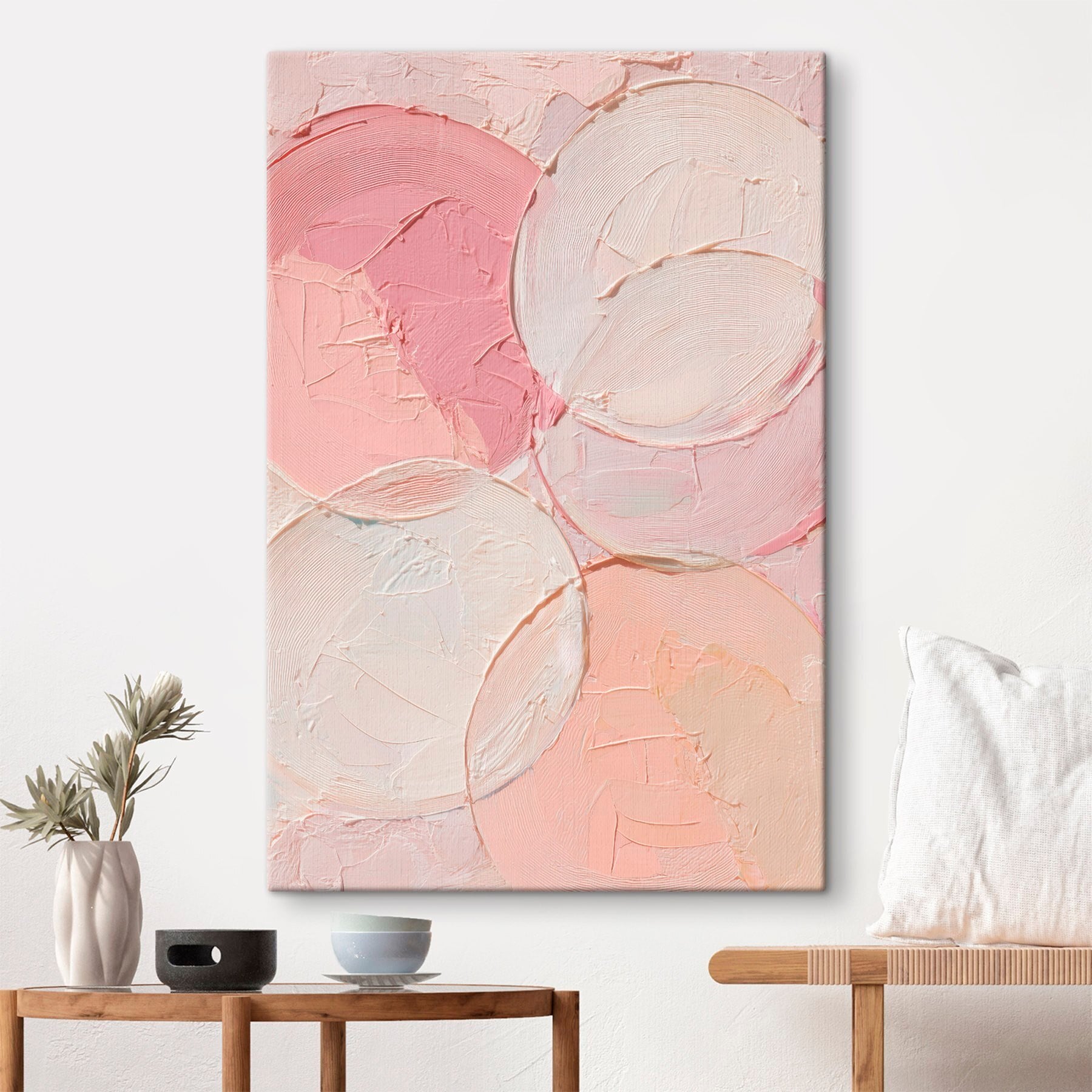 Soft hues in gentle brushstrokes