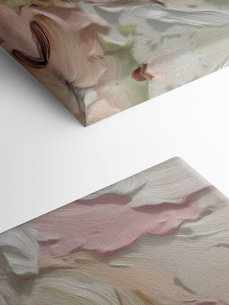Soft, flowing patterns in pastel hues