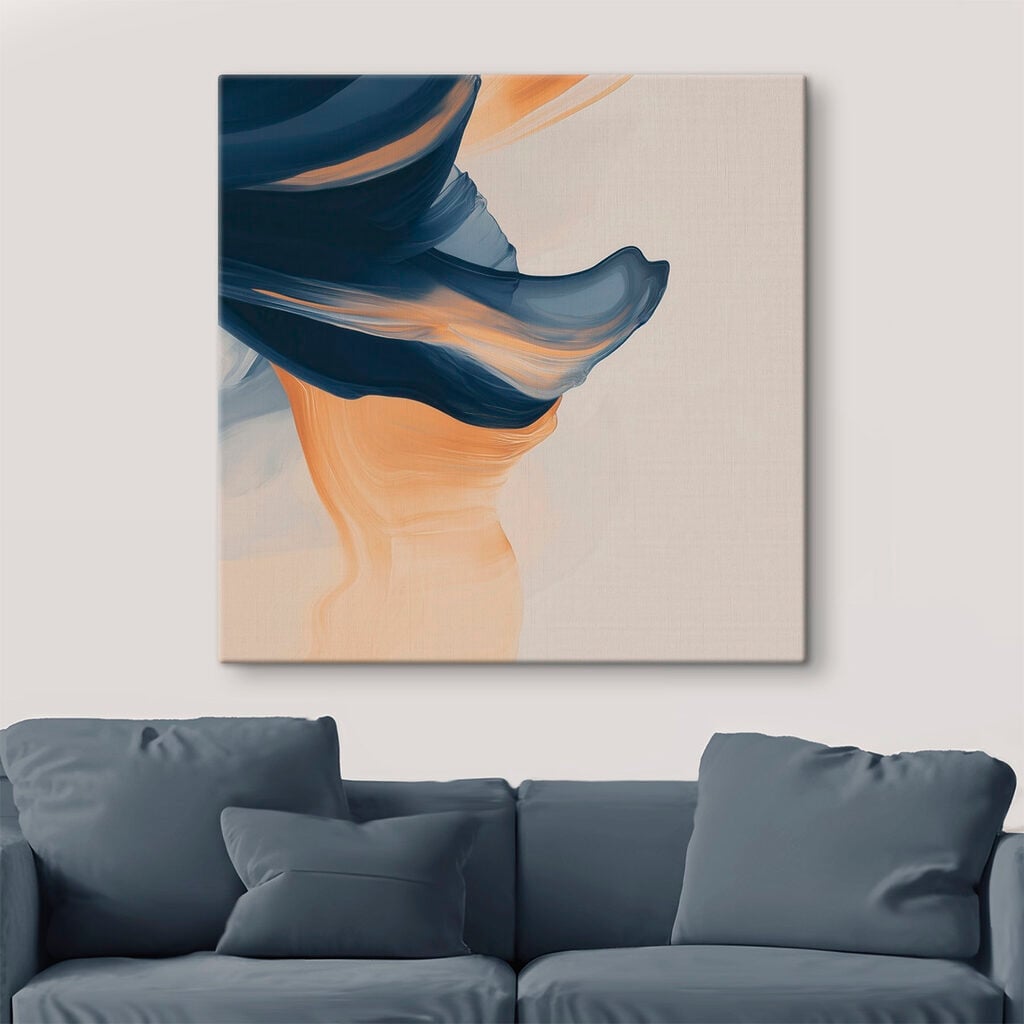 Flowing colors in soft harmony