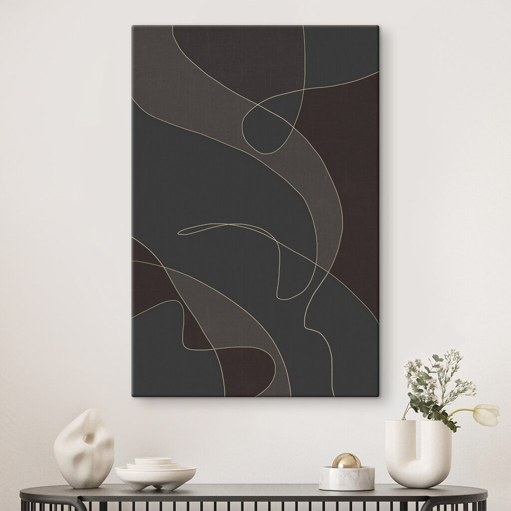 Dynamic lines on a dark canvas