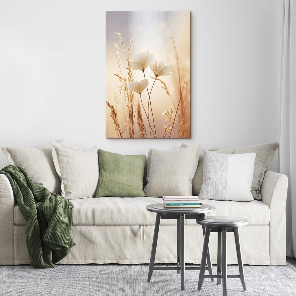 Delicate petals in soft light