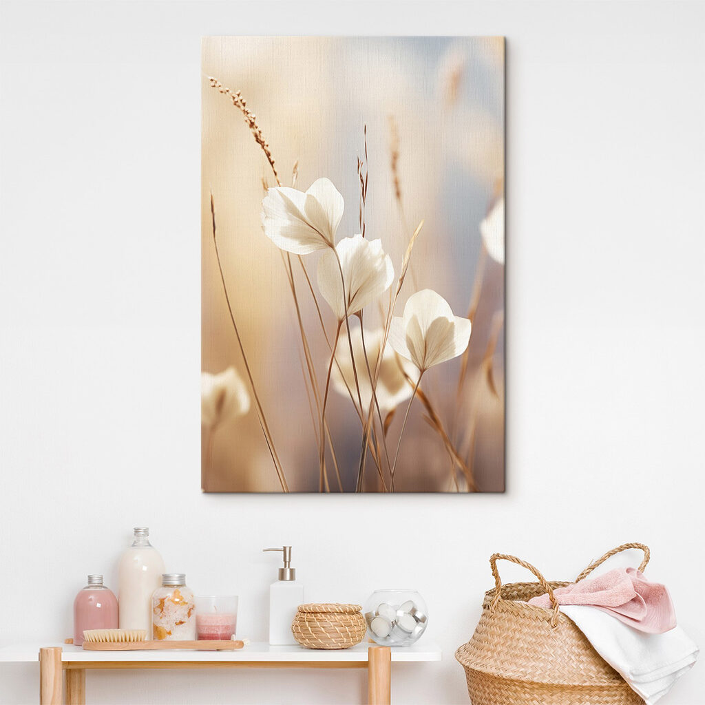 White flowers on a plant