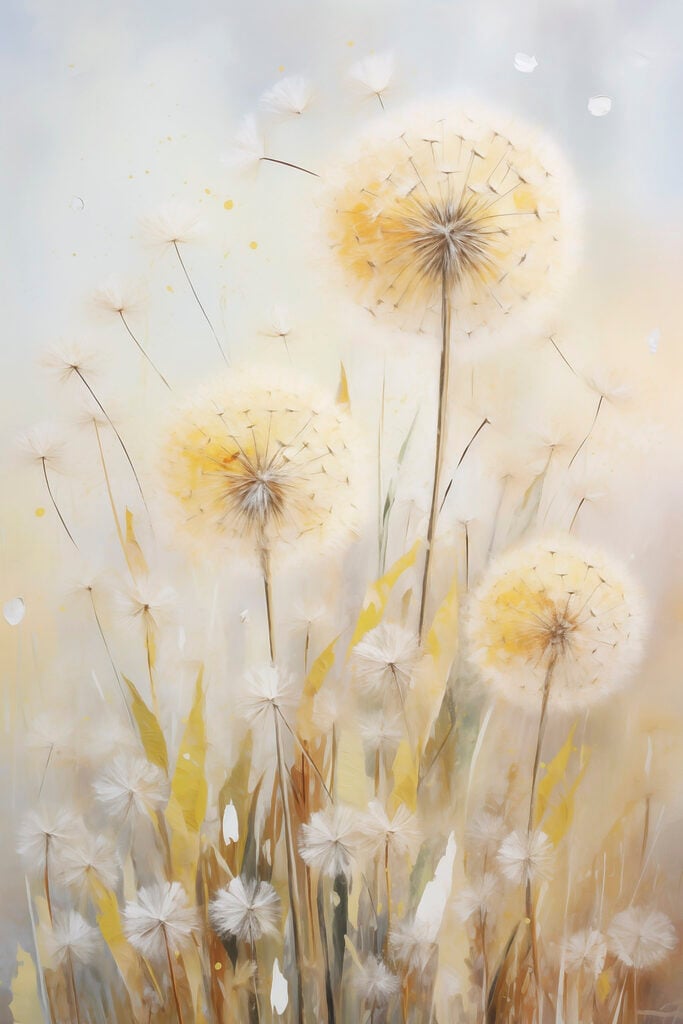 Soft blooms dancing in gentle breeze