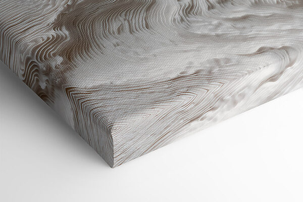 White surface with wavy lines White surface with wavy lines