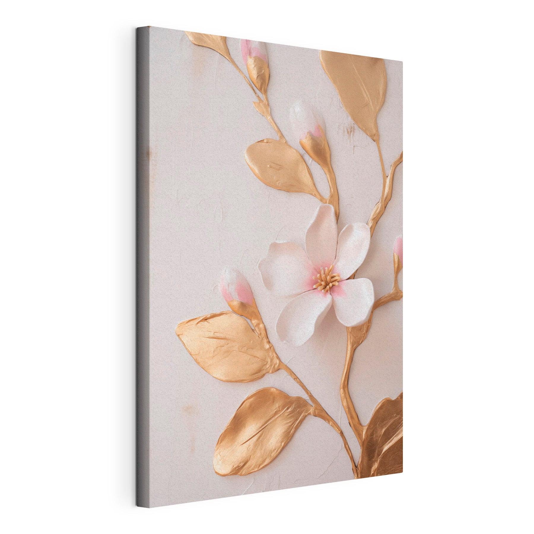 Delicate floral design with soft hues